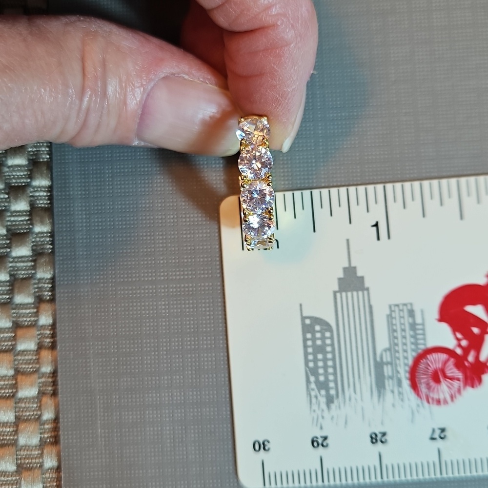 Bella Luce 12.56 ctw Eterno 18k Yellow Gold Over Sterling Earrings - Picture 6 of 6